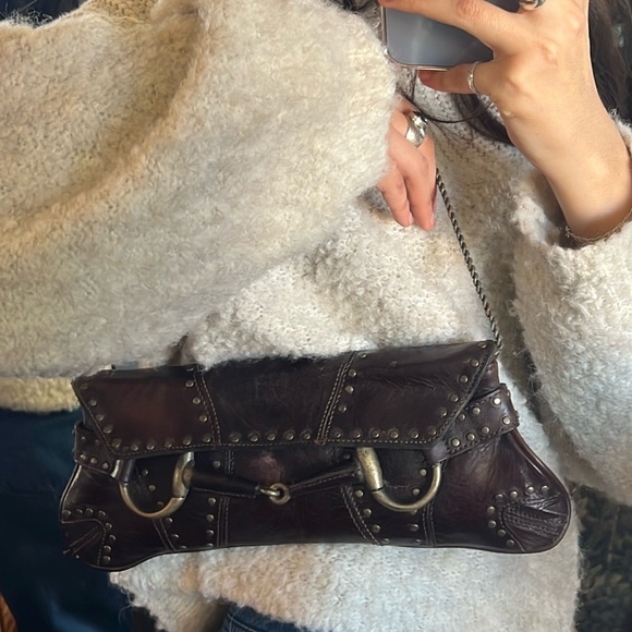 Vintage Handbags - VTG malock buckle bag✨